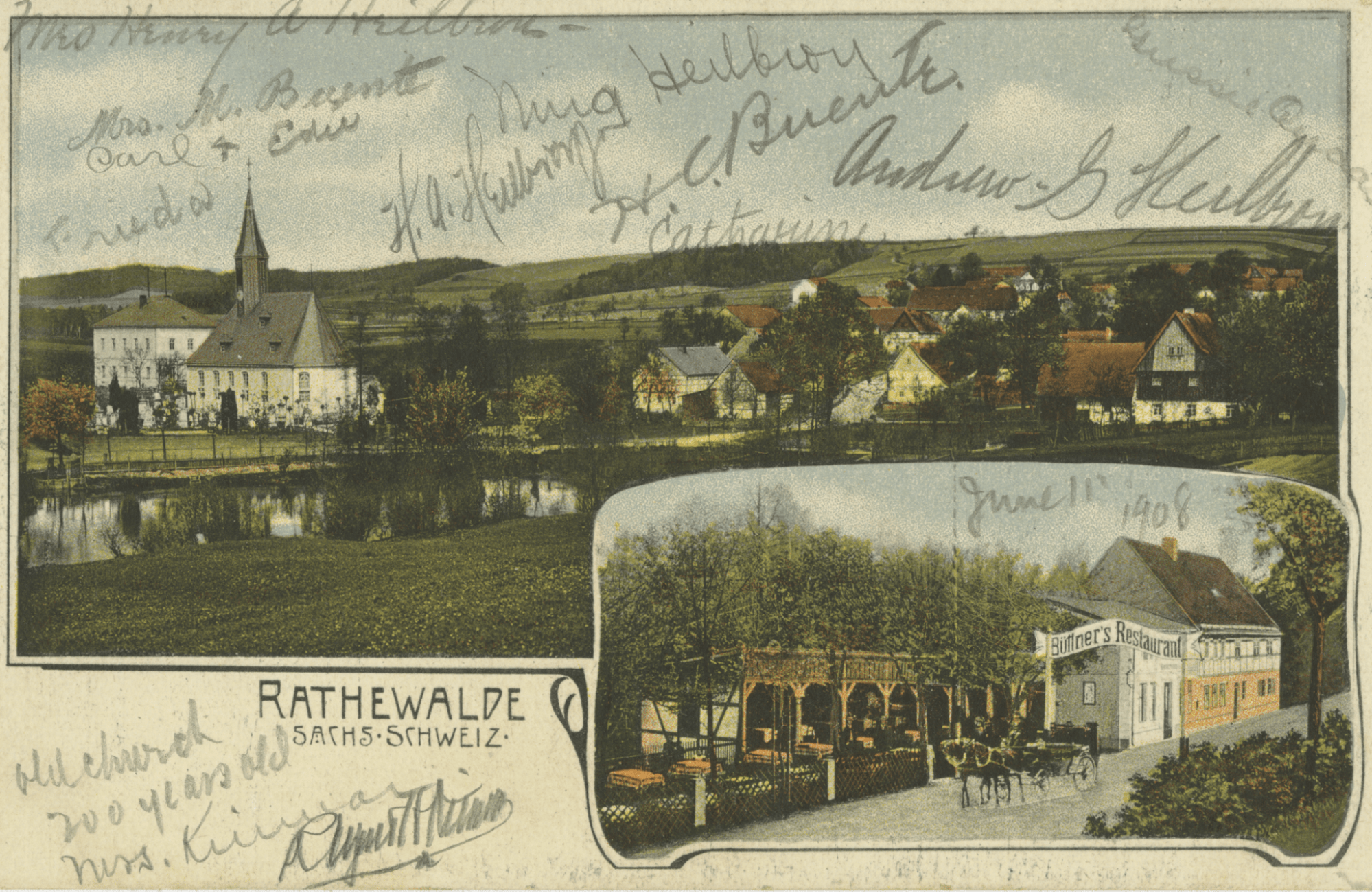 Rathewalde, Germany 1908