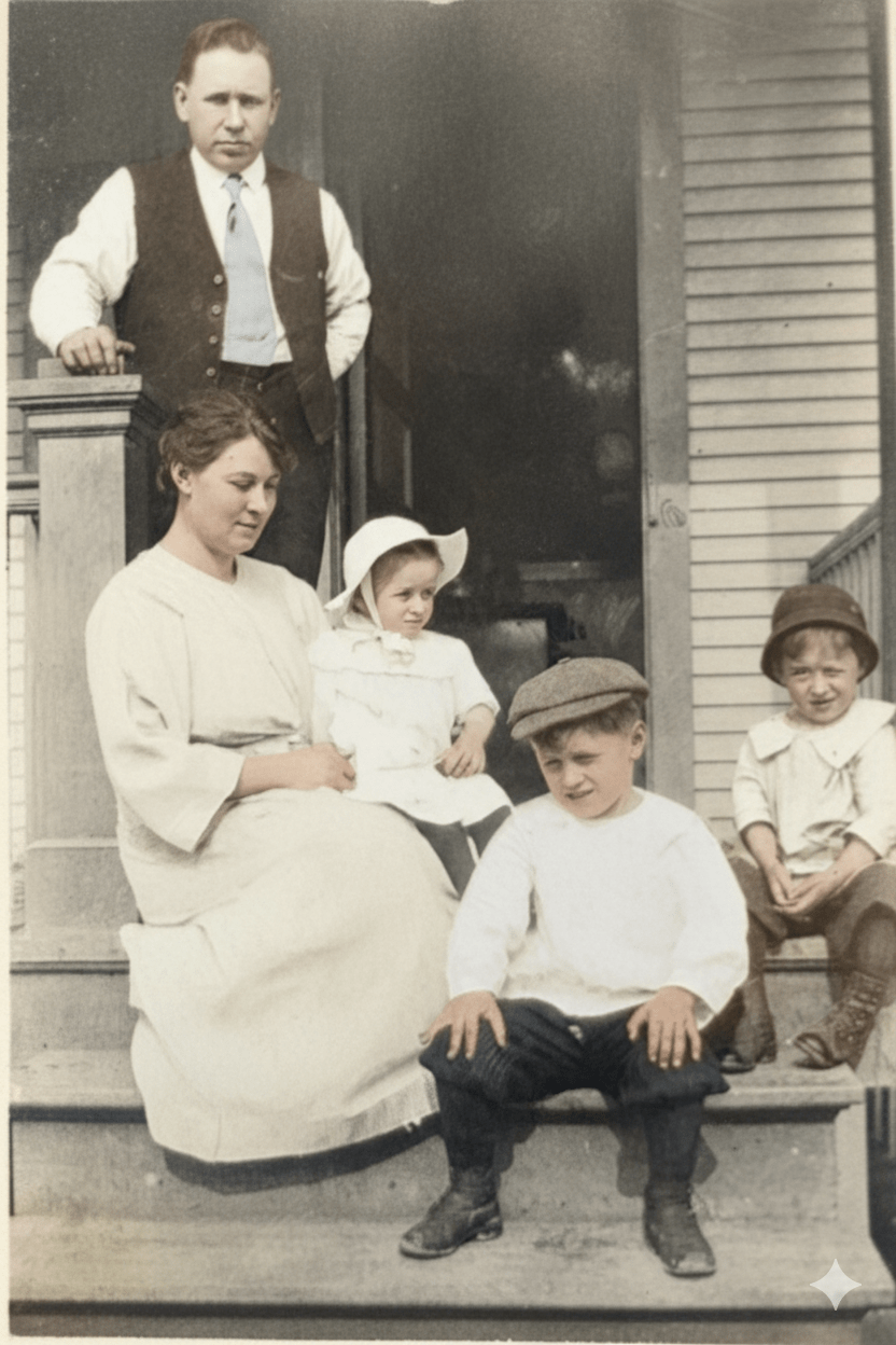 Julius and Elsie Kleier with family